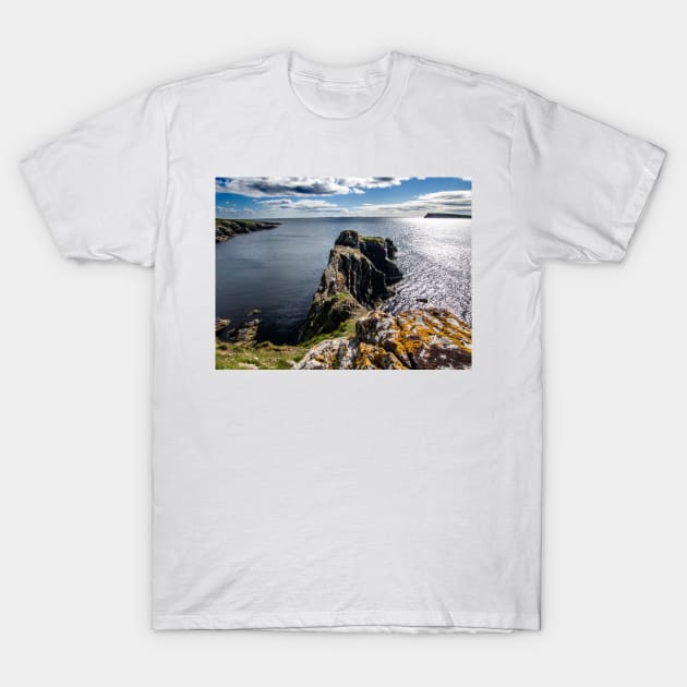 The Heog, Fetlar, Shetland Islands T-Shirt by Avalinart